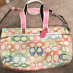 Coach diaper bag